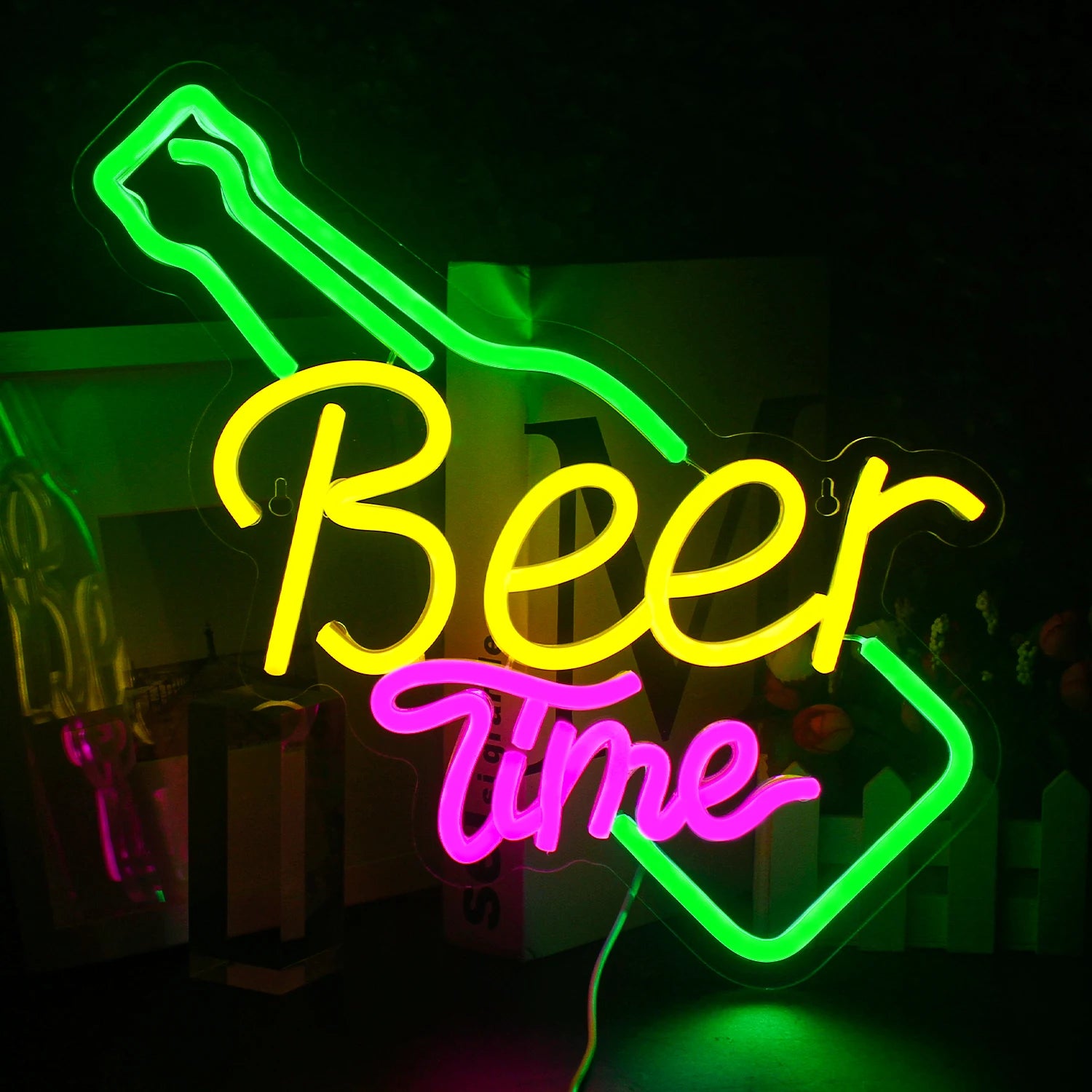 Beer Time LED Neon Sign